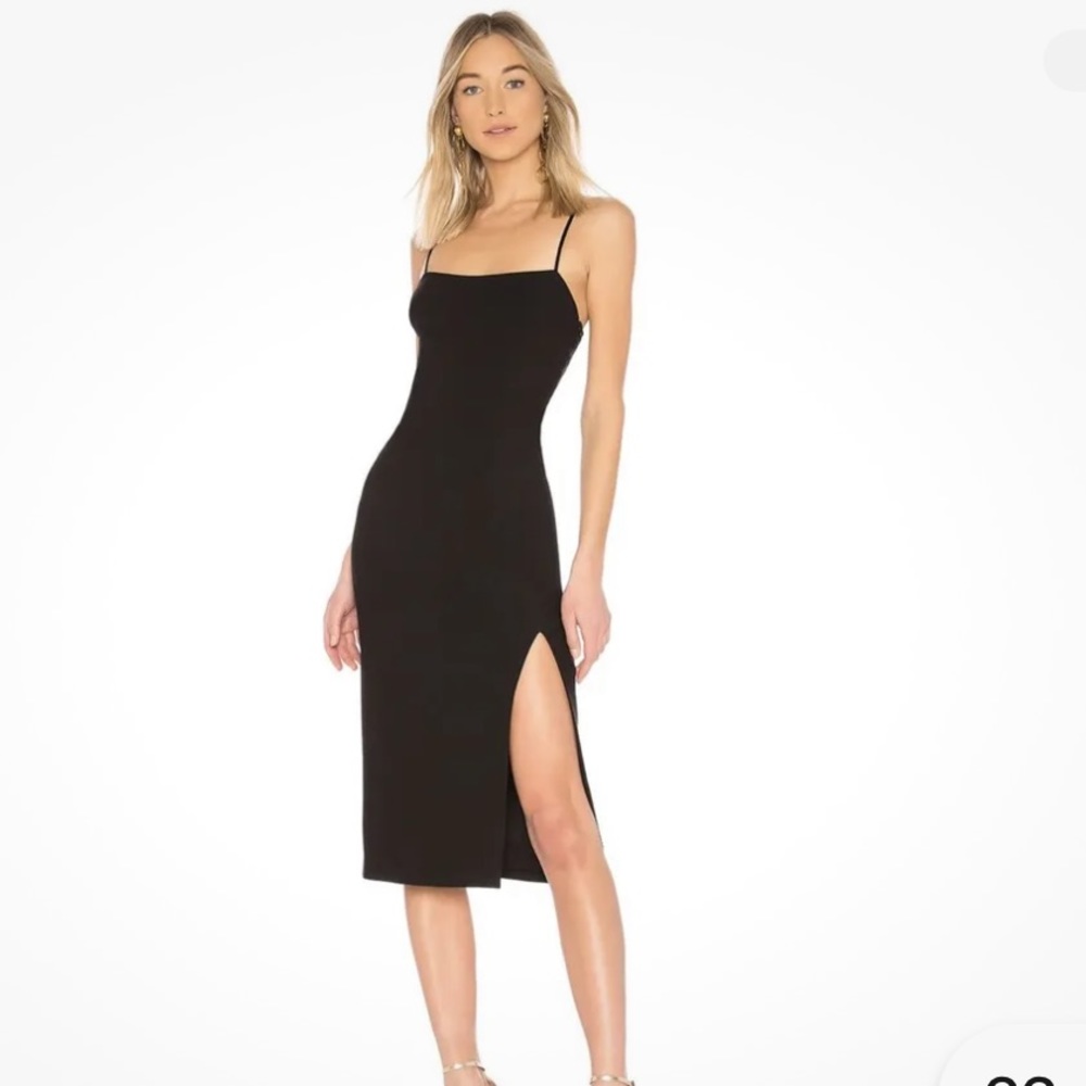 Cinq a Sept x Revolve Cairen Dress in Black